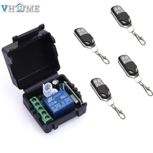 Vhome 433Mhz DC 12 v 1CH mini wireless remote control switch receiver for garage door / window /lamp and 4pcs Remote Controls