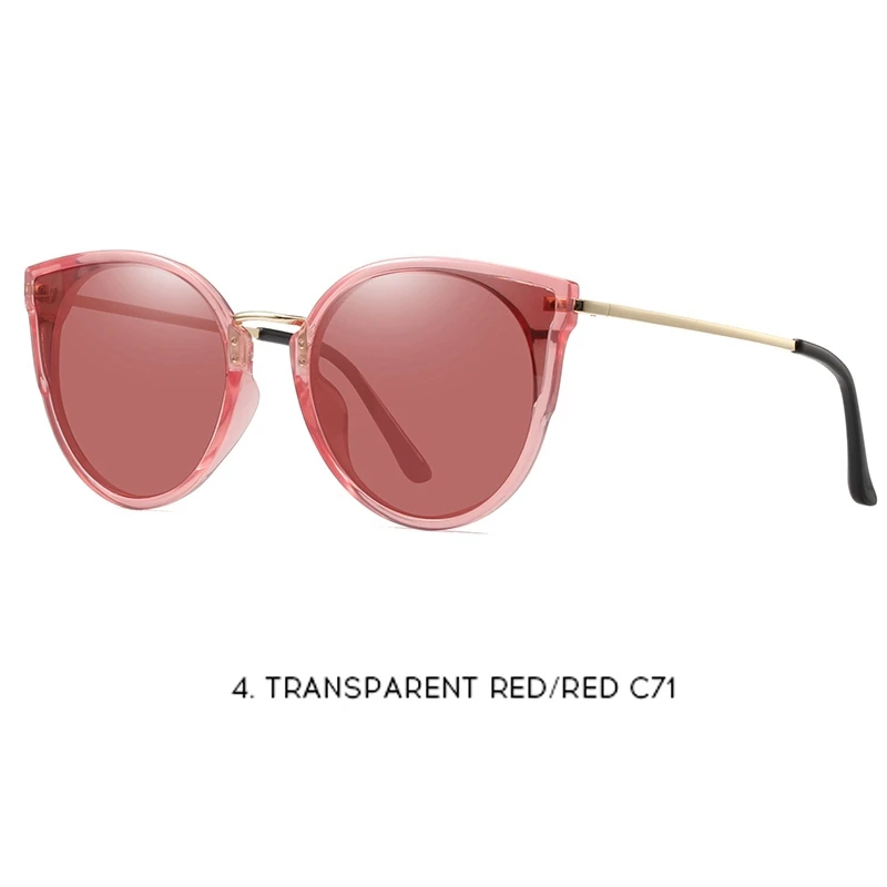 Женские поляризованные солнцезащитные очки Pilot UV400 RF201969N - Цвет линз: Red.Red.C71