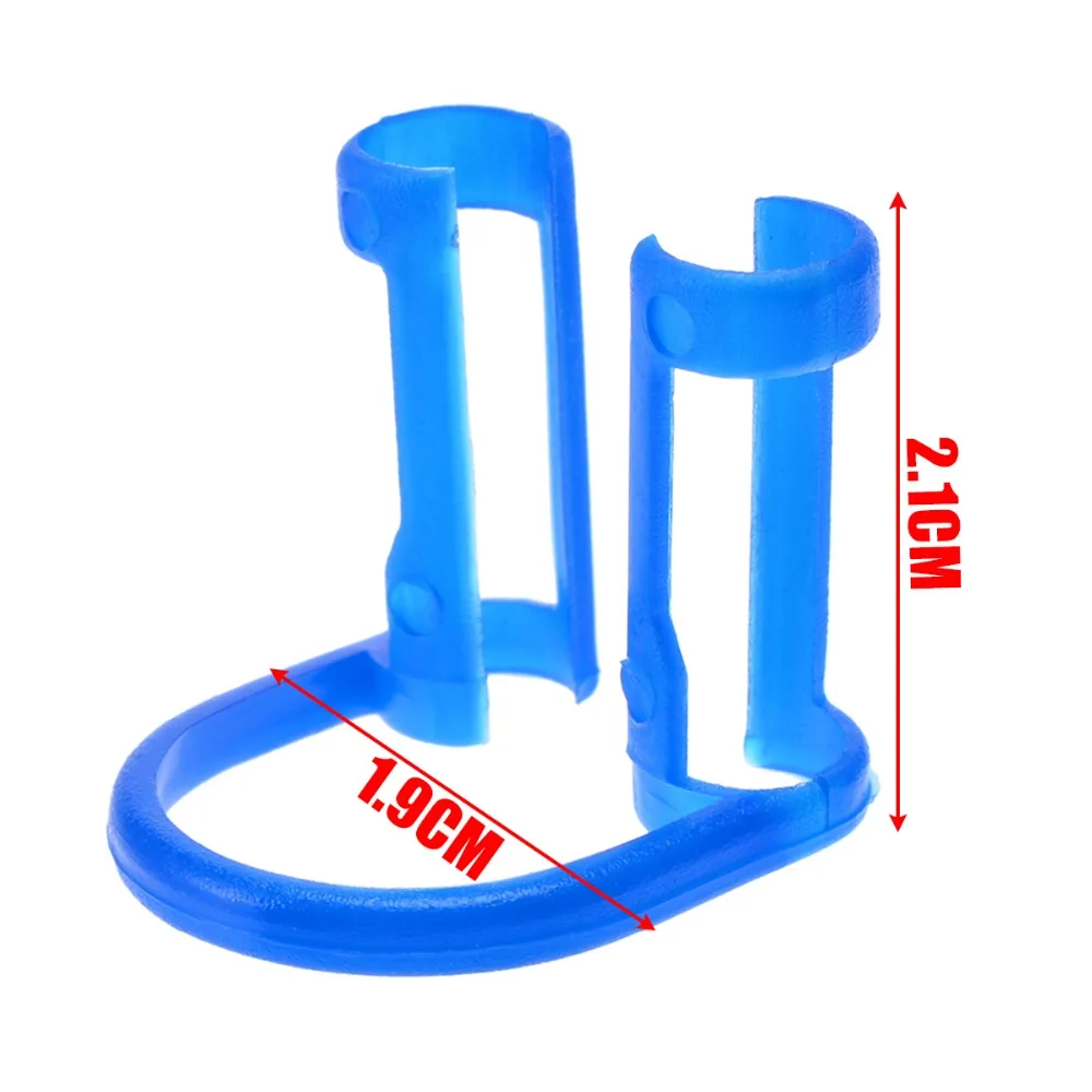 20 шт пластиковый держатель рулона хлопка одноразовый Синий Зажим для стоматологической/стоматологической клиники