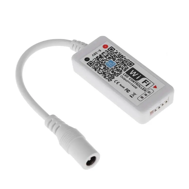 

Mini WiFi LED RGB Controller Mobile APP Remote Control Works for Amazon Alexa Google Home for LED Strip