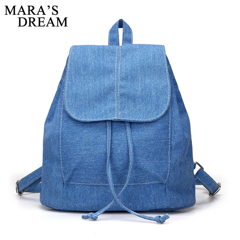 

Mara's Dream Soft Canvas Women Backpack Drawstring School Bags Female Backpacks For Teenage Girls Mochilas Escolares Schoolbag
