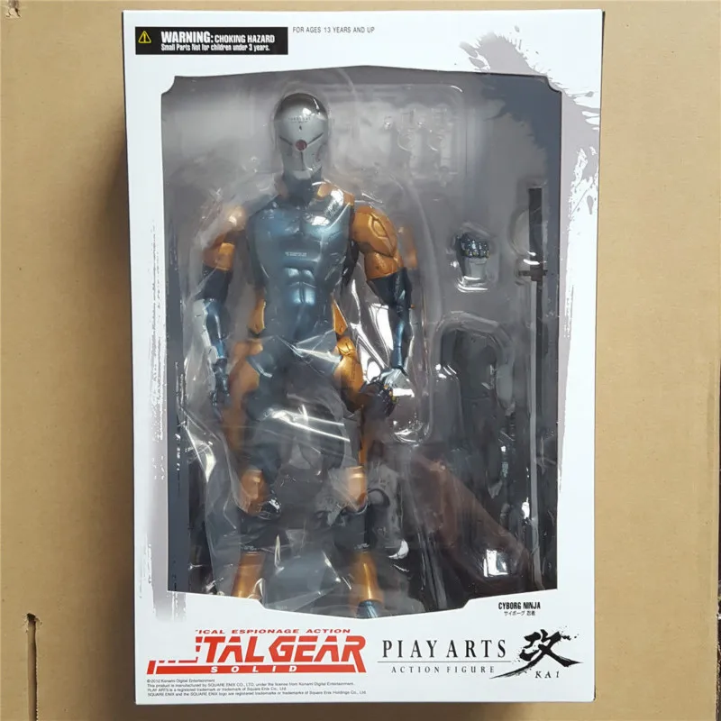 PLAY ARTS 24 см металлическая Шестерня твердая серая лисица фигурка модель игрушки