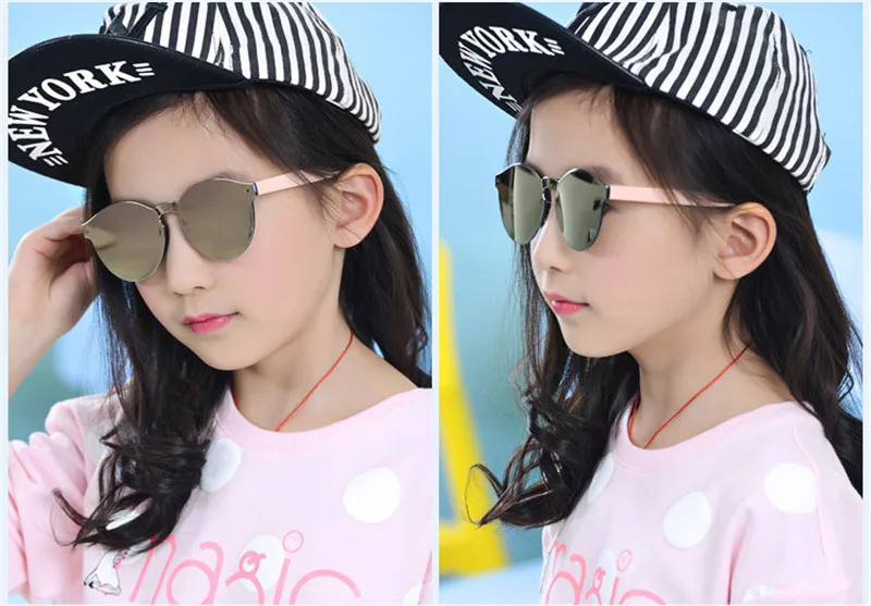 Iboode детские очки в Корейском стиле, цветные солнцезащитные очки с защитой от ультрафиолета для детей, девочек и мальчиков, детские солнцезащитные очки, подарки