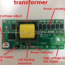 Высокая Напряжение DC-DC повышающий преобразователь постоянного тока входного сигнала 3 V-5 V Шаг до выхода 300 v-1200 v 400V 900V 1000V Регулируемый Мощность модуль PSU