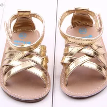Малышей Обувь для девочек мягкая подошва искусственная кожа ребенка Обувь для малышей Обувь принцессы летние Обувь для младенцев