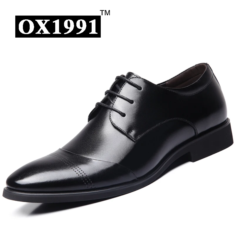 Chaussures Habillées En Cuir PU Pour Homme - Bout Pointu - Semelle Caoutchouc Antidérapante - Idéales Mariage, Bureau, Occasions Formelles - 2