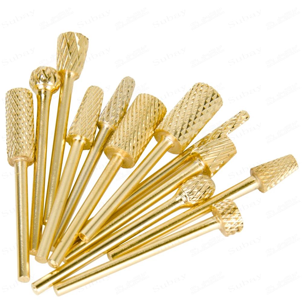 12Pcs/Set Nail Drills Bits Kit Professional Electric Manicure Pedicure