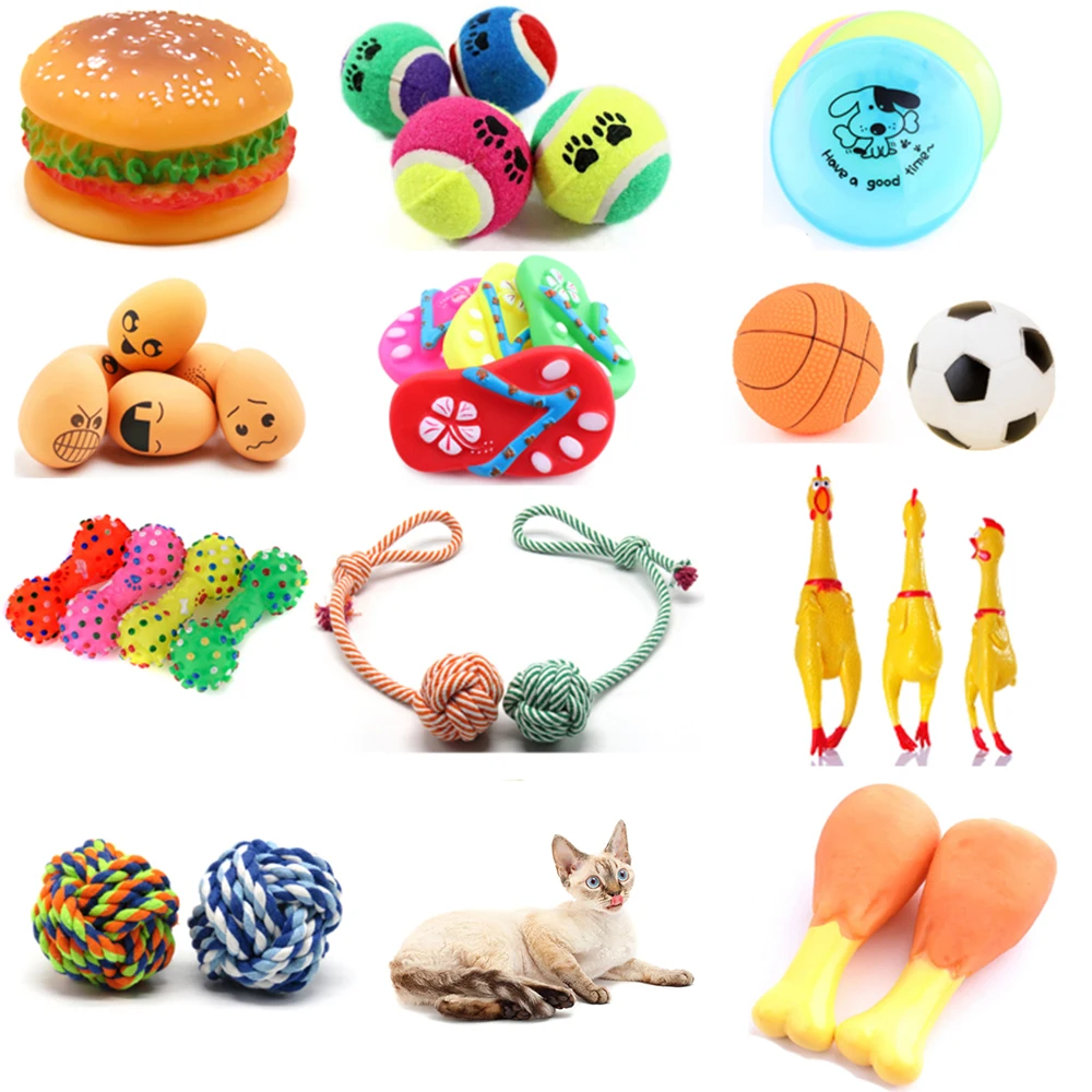 

Creative Hamburger Pet dog toys Squeak Cute Cats Chew Toy Dogs Molar tool dog toys for dogs and cats juguete para perro