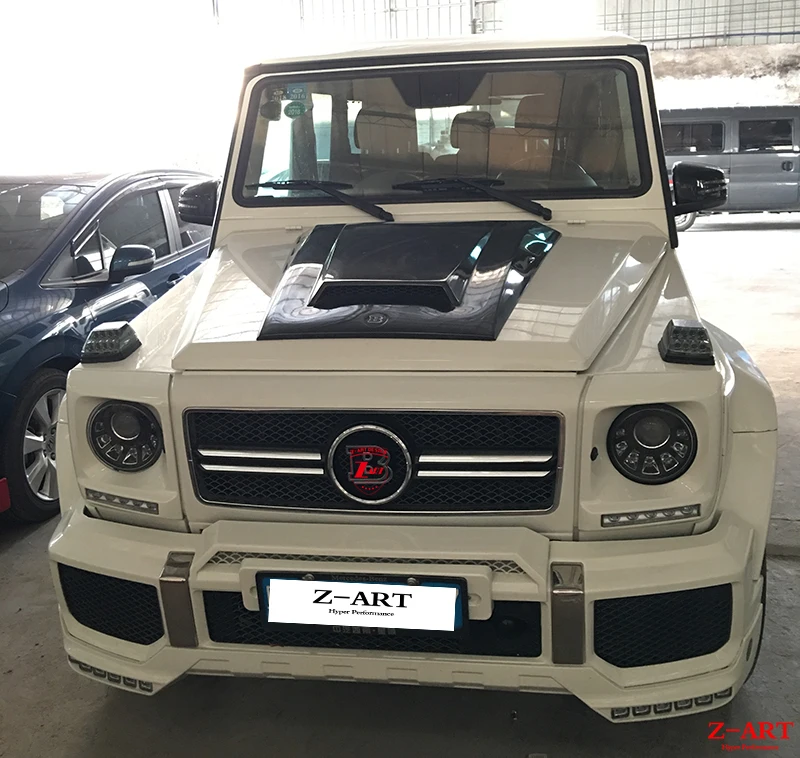 Z-ART карбоновое волокно капот двигателя для Mercedes Benz G класс карбоновое волокно крышка двигателя для G класс W463 карбоновое волокно капот двигателя