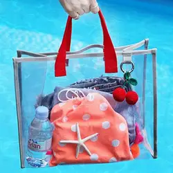 NewArrival Водонепроницаемый сумки для Для мужчин и Для женщин пляжные сумки Портативный одежда для купания желе Мешки прозрачный Сумки