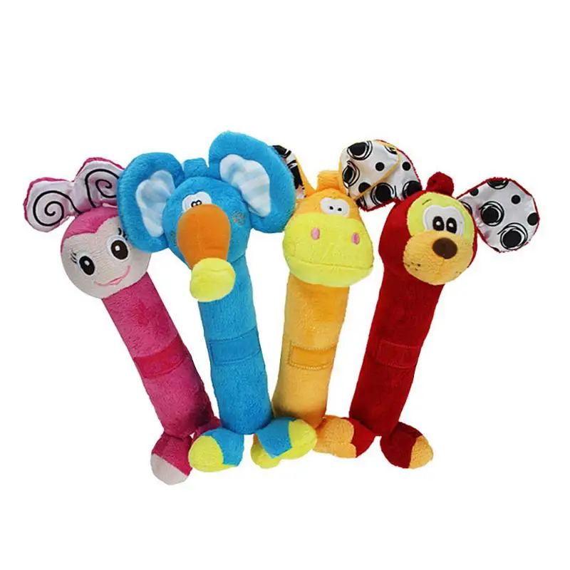 Одежда для малышей, погремушка плюшевые придерживаться кукла ребенок рукоятка стержень развивающие игрушки погремушка животных палки
