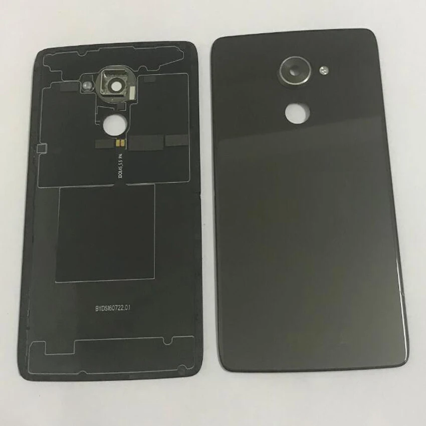 

For BlackBerry DTEK60 dtek 60 Back Cover Battery Door Back Housing Rear Case Cover Replacement Parts Black 5.5 Inch