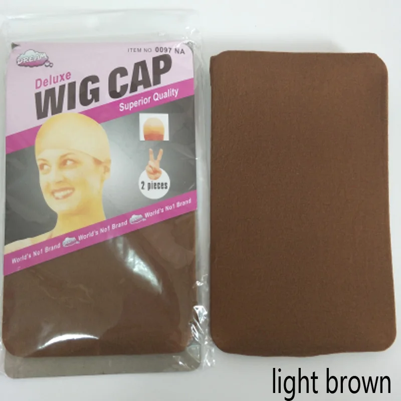 36PCS (18Packs) NEW Deluxe Dream Beige Wig Cap 2PCS/Pack Stretchable Elastic Hair Net Snood Wig Cap Hairnet Hair Mesh
