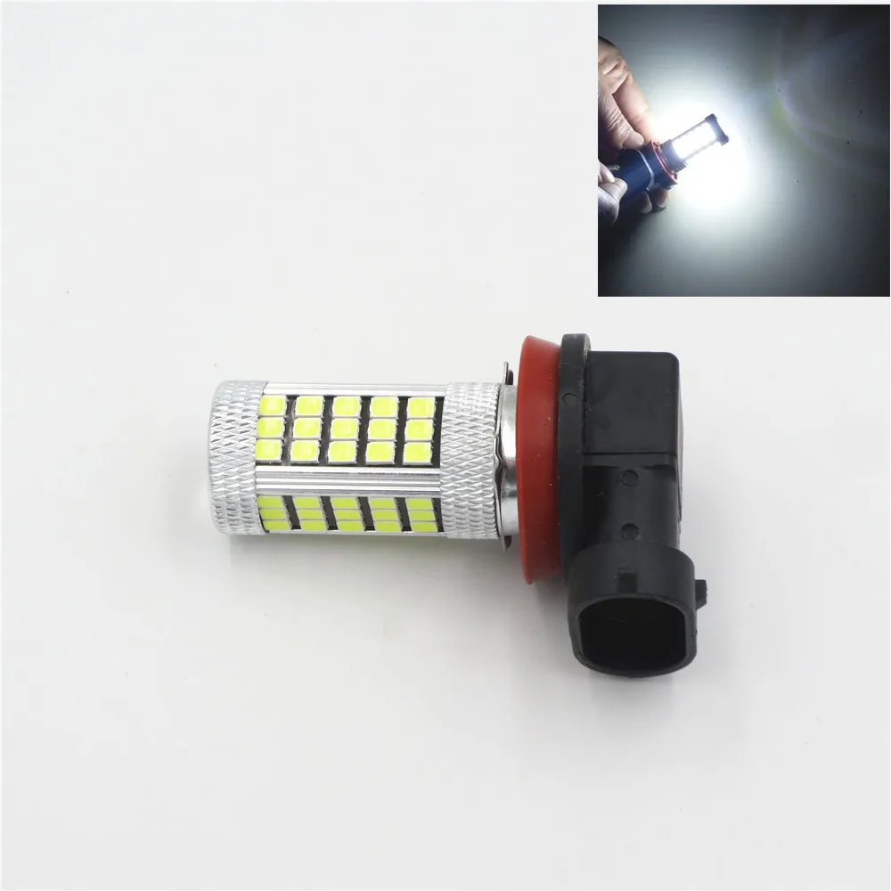 CYAN SOIL BAY H8 2835 63 SMD LED 6000K Car Auto Projector Fog Driving