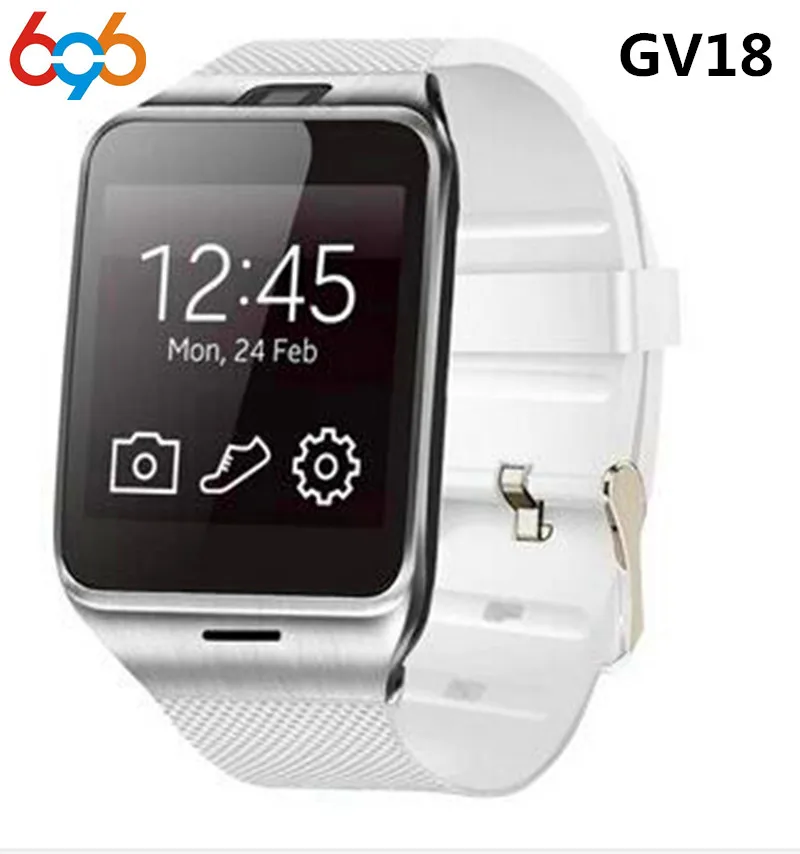 

696 Aplus GV18 Bluetooth multi-language Smart Watch Support Sim TF Card with 0.3MP camera for Android&iOS phone