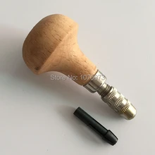 Граверная древесина ручка из камня и инструменты для установки алмазов 10 шт./пакет деревянная ручка форма гриба держатель для резцов