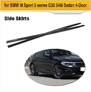 Автомобильный бампер для губ разветвители для BMW G30 G31 G38 520i 530i 540i M Sport 5 серии углеродное волокно передние щитки фартук крылья