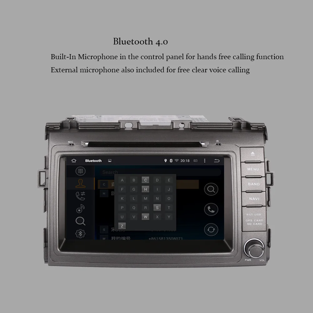 Top 4G RAM Octa Core 1024*600 Android 9.0 Car DVD GPS for TOYOTA PREVIA/Estima /Tarago/Canarado 2006-2018 Head Unit Car GPS Navigati 3