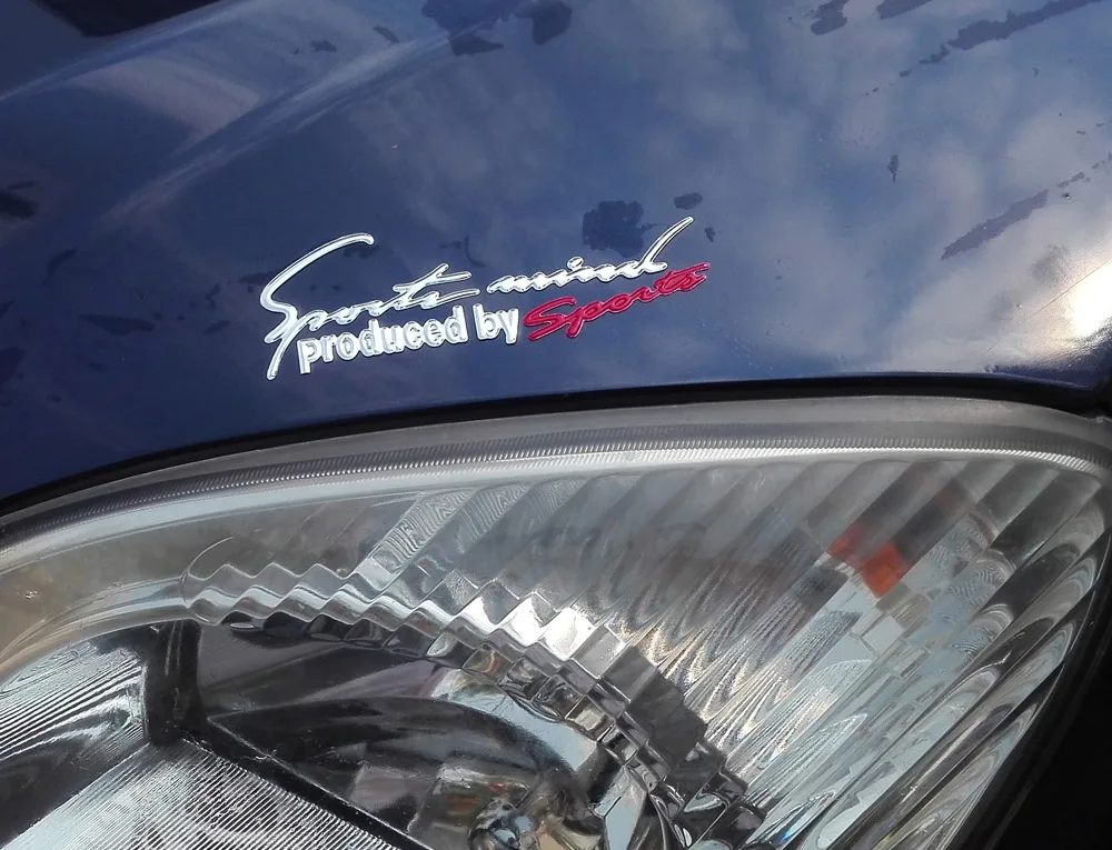 

Free Shipping 1pcs/lot, 3D car sticker,SPORTS,Chrome Badge Emblem Decal,3 colors available, 2 pcs more 30% off