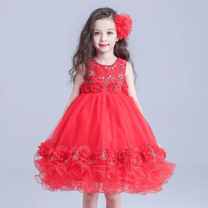 red frock for 4 year girl