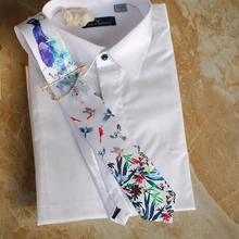 Синий павлин король Sen галстуком-бабочкой на свадьбу нам удалось выбрать Западной Европы вечерние подарки модный галстук-бабочка