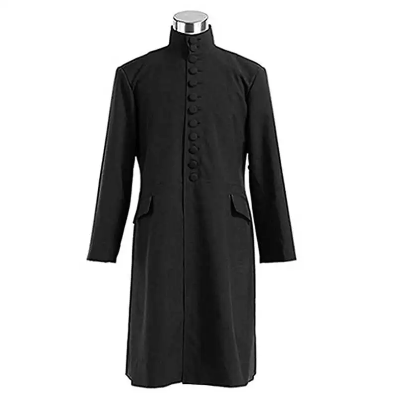 Men Women Halloween Costume Professor Severus Snape Hogwarts School Cloak Deathly Hallows Magic Robe Professor Uniform