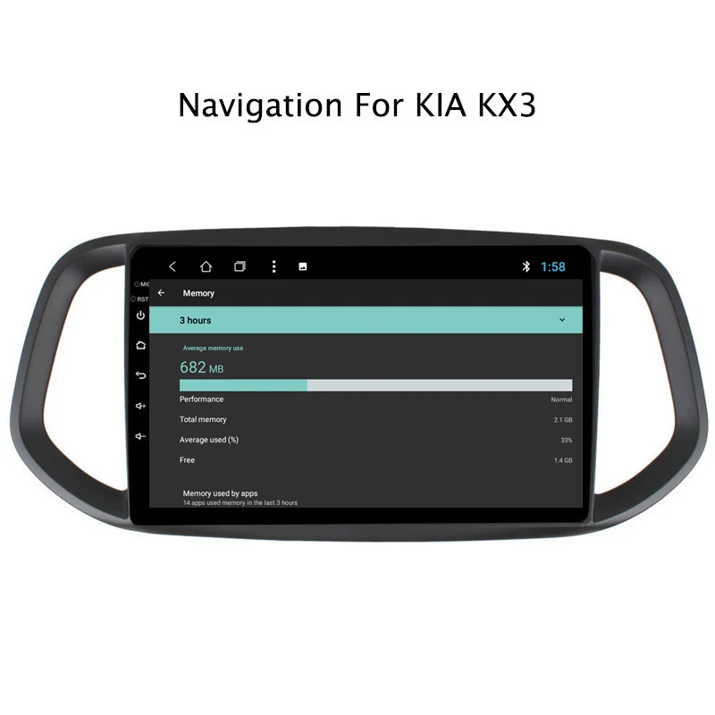 Cheap NAVITOPIA 10.1inch 2G RAM 32G ROM Android 8.1 Car DVD Multimedia GPS Navigation for Kia KX3 2015 2016 2017 8