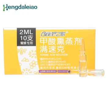 

2ml*10 ampoules Mansu Ke Formic Acid Fumigant Kill Bee Mites Bee Medicine