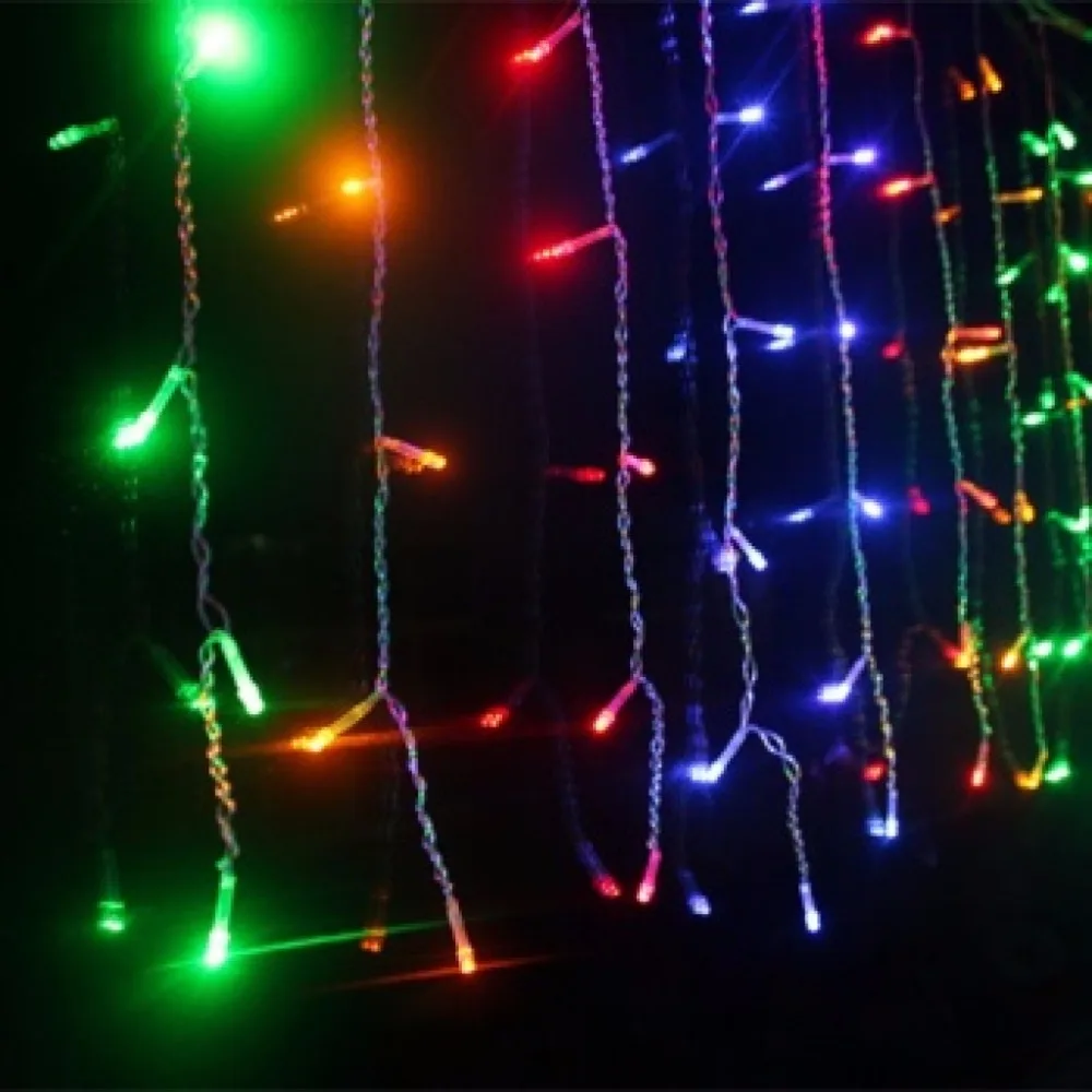 connectable 5M 96leds curtain icicle string lights led fairy christmas lights outdoor indoor Home Party wedding Decoration