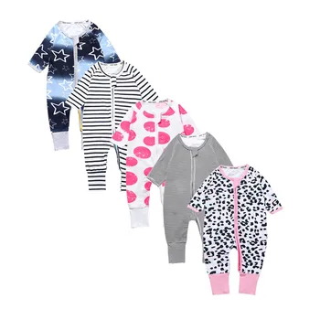 

New born baby clothes One pieces Long sleeve ropa para bebe Infant Toddler rompers Print Autumn Spring clothing