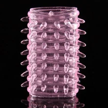 3pcs dotted Penis Sleeve Gspot Orgasm Sex Toys for men Crystal Delay Lock Jelly Extender Cock Ring dildo cover Sex Product