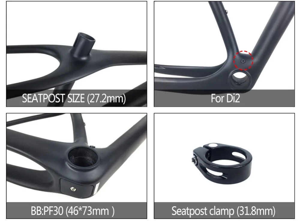 Best Spcycle T1000 Full Carbon MTB Bicycle Frameset 27.5er 29er Mountain Bike Carbon Frame+ Fork+ Seaptost+ Stem+ Handlebar Set 13