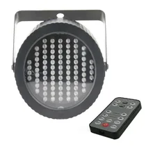 DMX 86LEDs RGB Stage Lamp LED Light Projector Voice Sound control flicker + remote controller DJ Party Show Disco Holiday Lights