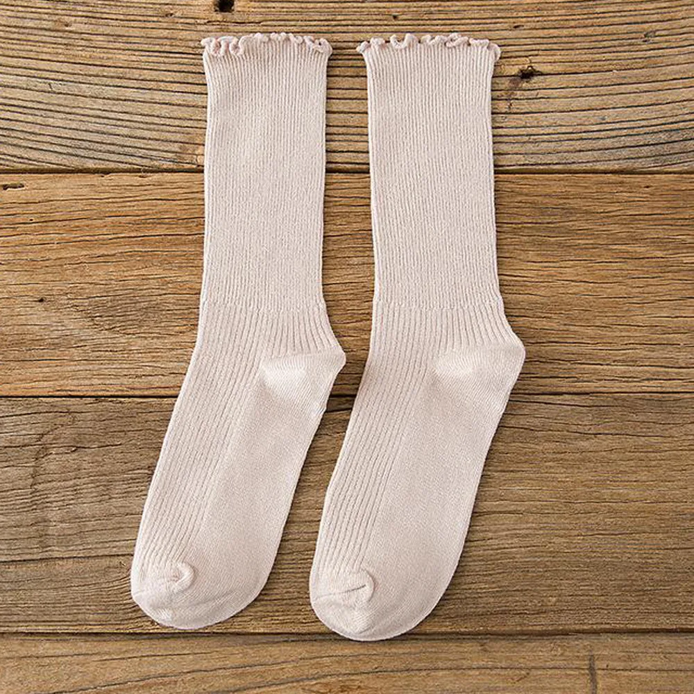 Для женщин носки девушка Карамельный цвет хлопка гриба Повседневное милый набор носков комплект Бесплатная Размеры T528