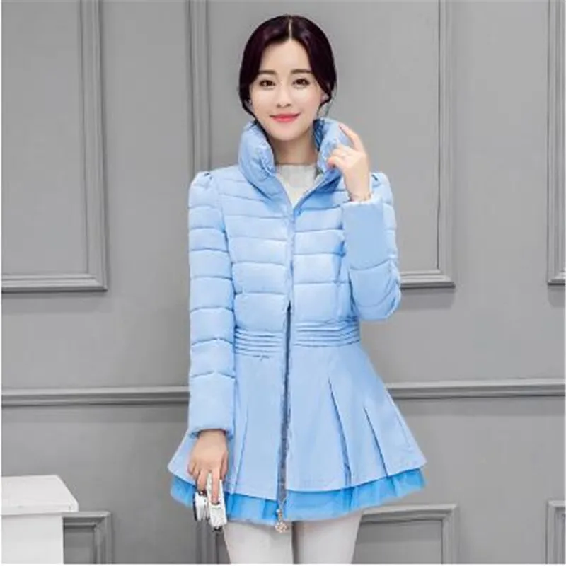 Платье Модная студенческая зимняя куртка 2017 пальто женские зимние куртки