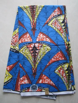 

6Yards Wax Printed Fabric,Real Wax Printed Fabric,Africa Garment Cloth Fabric,Quality Guarantee 100% Cotton