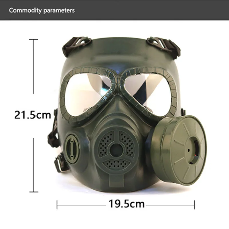 

Hot Sale Adults Dummy Full Face Head Mask with Fan Military Airsoft Paintball Game Outdoor Sports Hiking Tactical Equipment