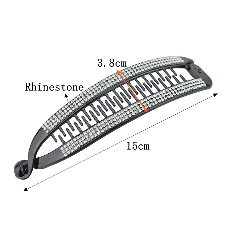 rhinestone hair clips