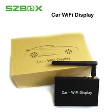 SZBOX Car WiFi Display iOS AirPlay Mirror Link for Car Home Video Audio Miracast DLNA Airplay Screen Mirroring 1080P tv receiver