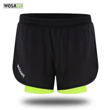 Men's 2 in 1 Running Shorts Men Sports Crossfit Shorts Quick Dry Training Exercise Joggers Gym Shorts with Built-in pocket Liner