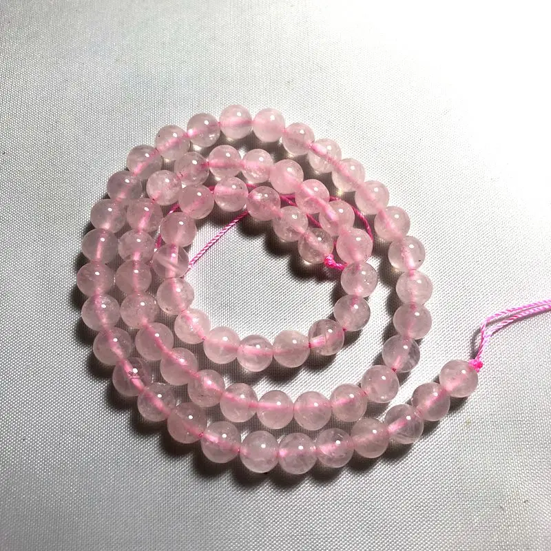 

This has a 6mm pink crystal semi-finished loose beads for DIY bracelet Necklace Earrings Ring Jewelry Accessories