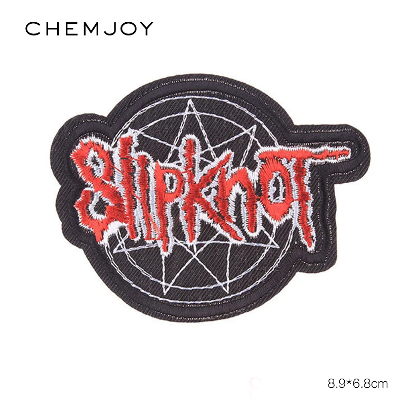 Вышивка Slipknot патч для одежды утюжок на письмо нашивки одежда наклейки полоса патч Эмблема на ткани Одежда DIY Аксессуары