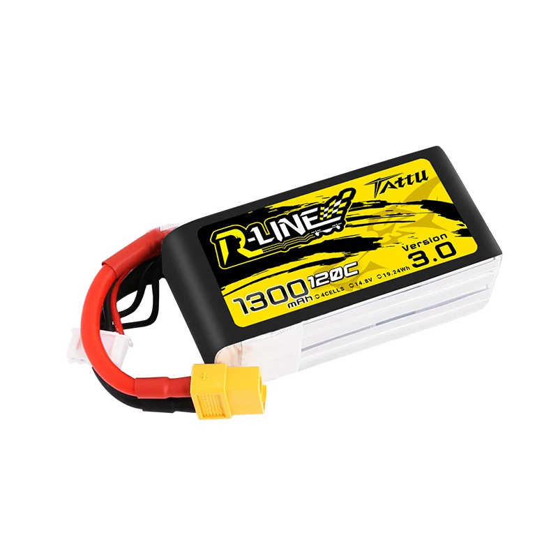 Татту R-line Rline версия 120C V3 3,0 1300/1550/1800/2000 мА/ч, 4S 14,8 V Lipo Батарея XT60 разъем для небольшой гоночный Дрон с видом от первого лица Квадрокоптер с дистанционным управлением