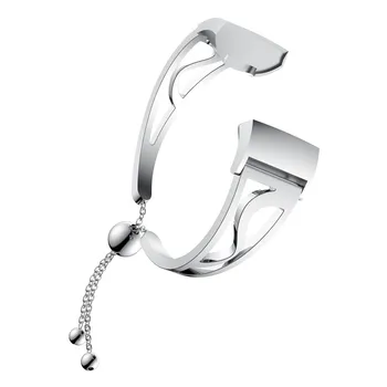 

Circle Bead Bracelet Watchband Girls Women For Fitbit Charge 3 Smart Watch Luxurious Wirstband For Wedding Anniversary Birthday