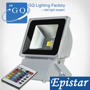 

GQ promotion time 20pcs RGB LED flood light floodlight floodlights 100w 70w 50w 30w 20w 10w Outdoor projectors luminaire lamp