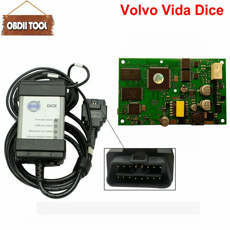 

Professional Diagnosis For Volvo Vida Dice 2014D Car Diagnostic Tool Dice Pro Full Chip Green Board For VOLVO VIda Dice