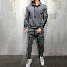 Men Tracksuits 2 Pieces Set Spring Hip Pop Hoodies Sweatshirt Jogging Football Top Bottoms Casual Jacket Pants Men Tracksuits 2 Pieces Set Spring Hip Pop Hoodies Sweatshirt Jogging Football Top Bottoms Casual Jacket Pants