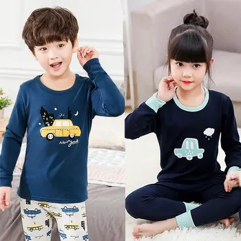 

Kids Boys Sleepwear Baby Girl Spring Cotton Sets Children Homewear Pajamas for Boy Pyjamas Kids Nightwear 2-14Y Teens Pijamas