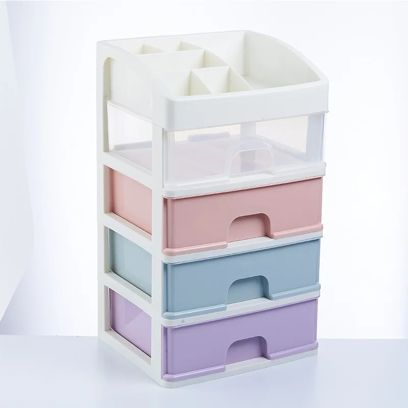 Desktop Drawer Storage Box Candy Color Multi-Function Sundries Case Small Object Cosmetic Jewelry kitchen Organizer | Дом и сад