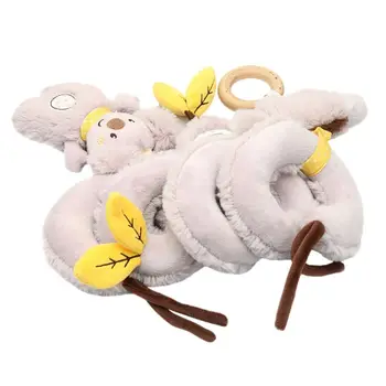 

Hot 2918 New Lovely Baby Lathe Hanging Ring Animal Rattle Crib Hanging Baby Stroller Hanging Toys Teethers Stuffed Doll